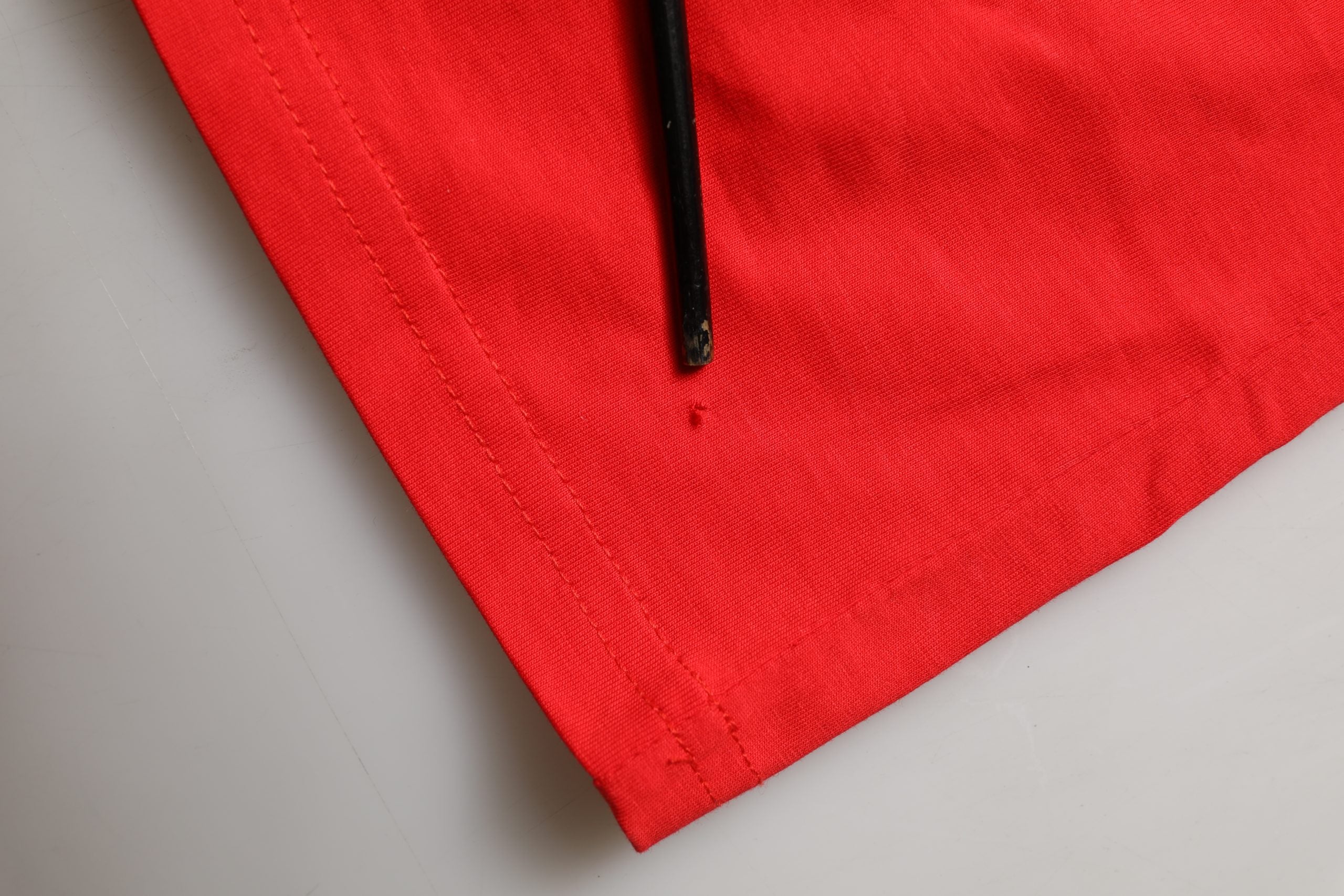 Dolce & Gabbana Red Graphic Cotton Jersey Crew Neck T-shirt