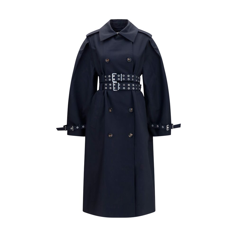 Ganni Black Cotton Coat