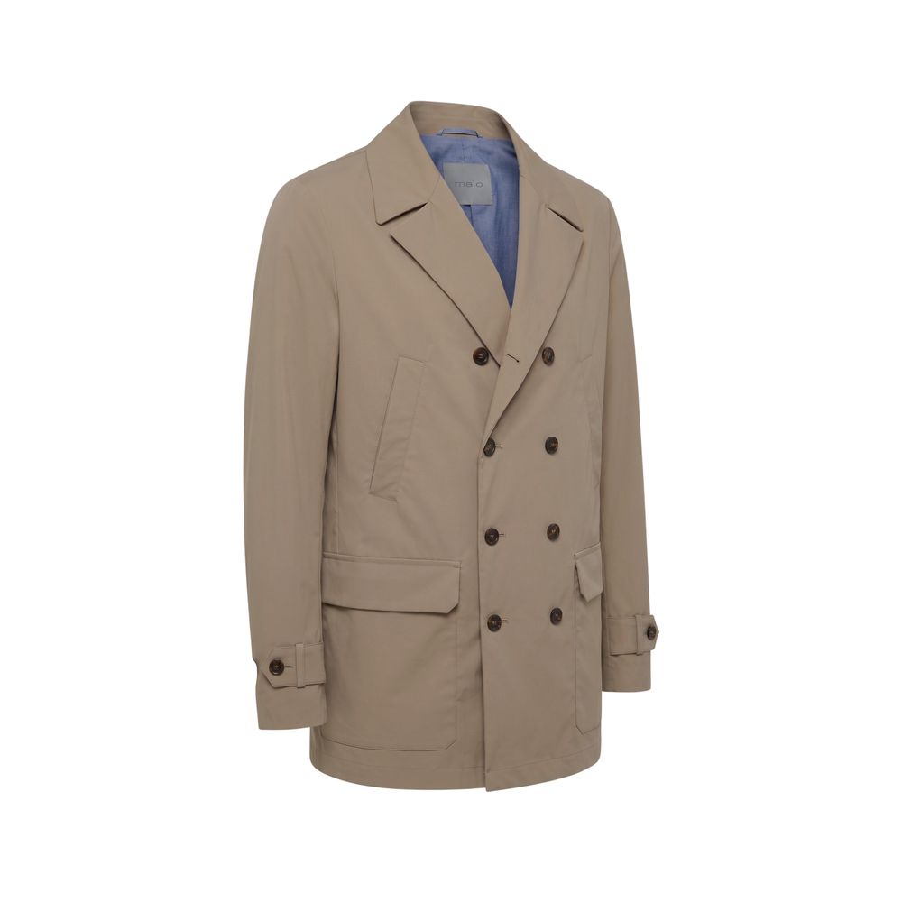 Malo Brown Cotton Men's Jacket
