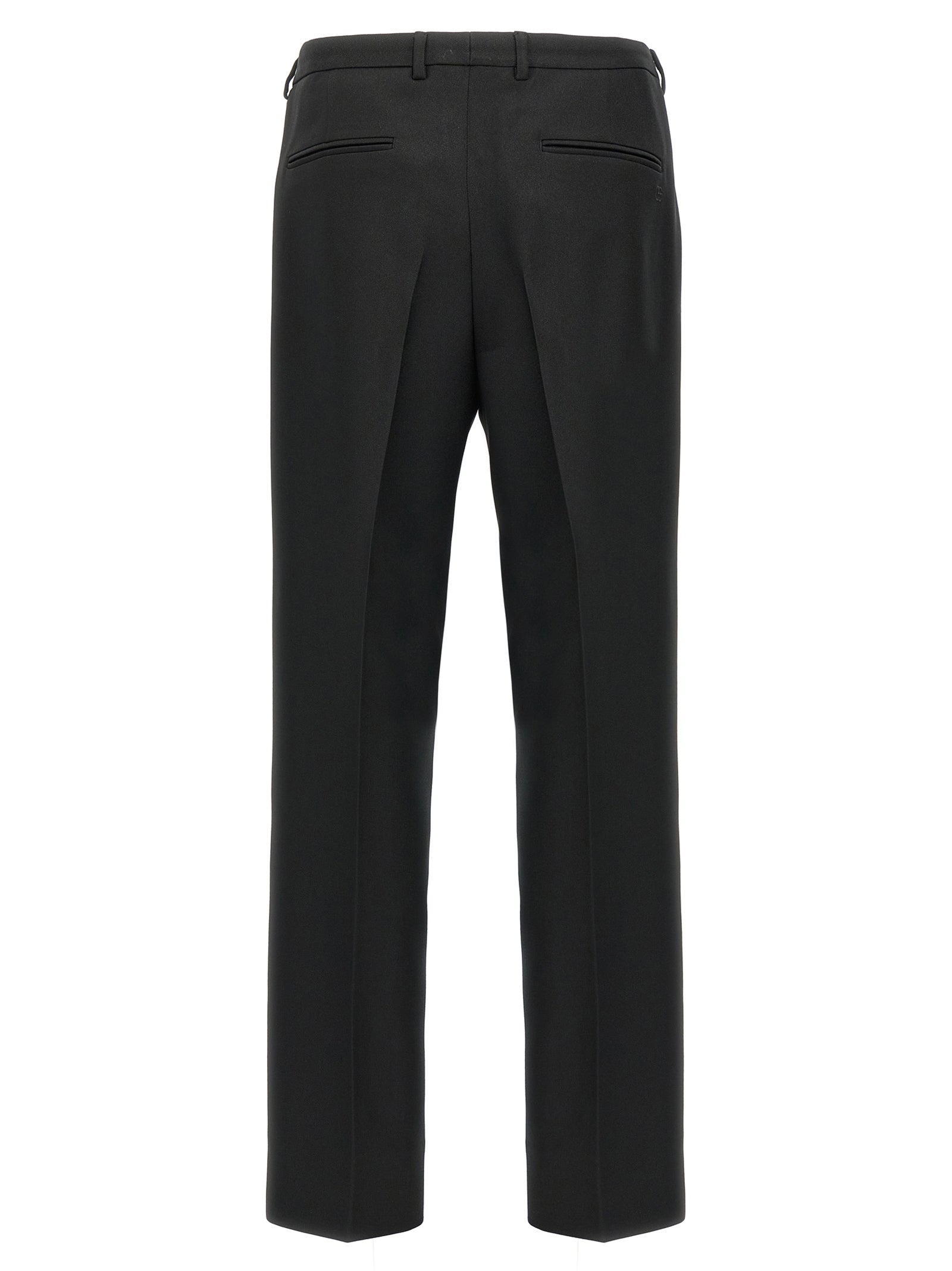 Gucci Black Polyester Casual Pants