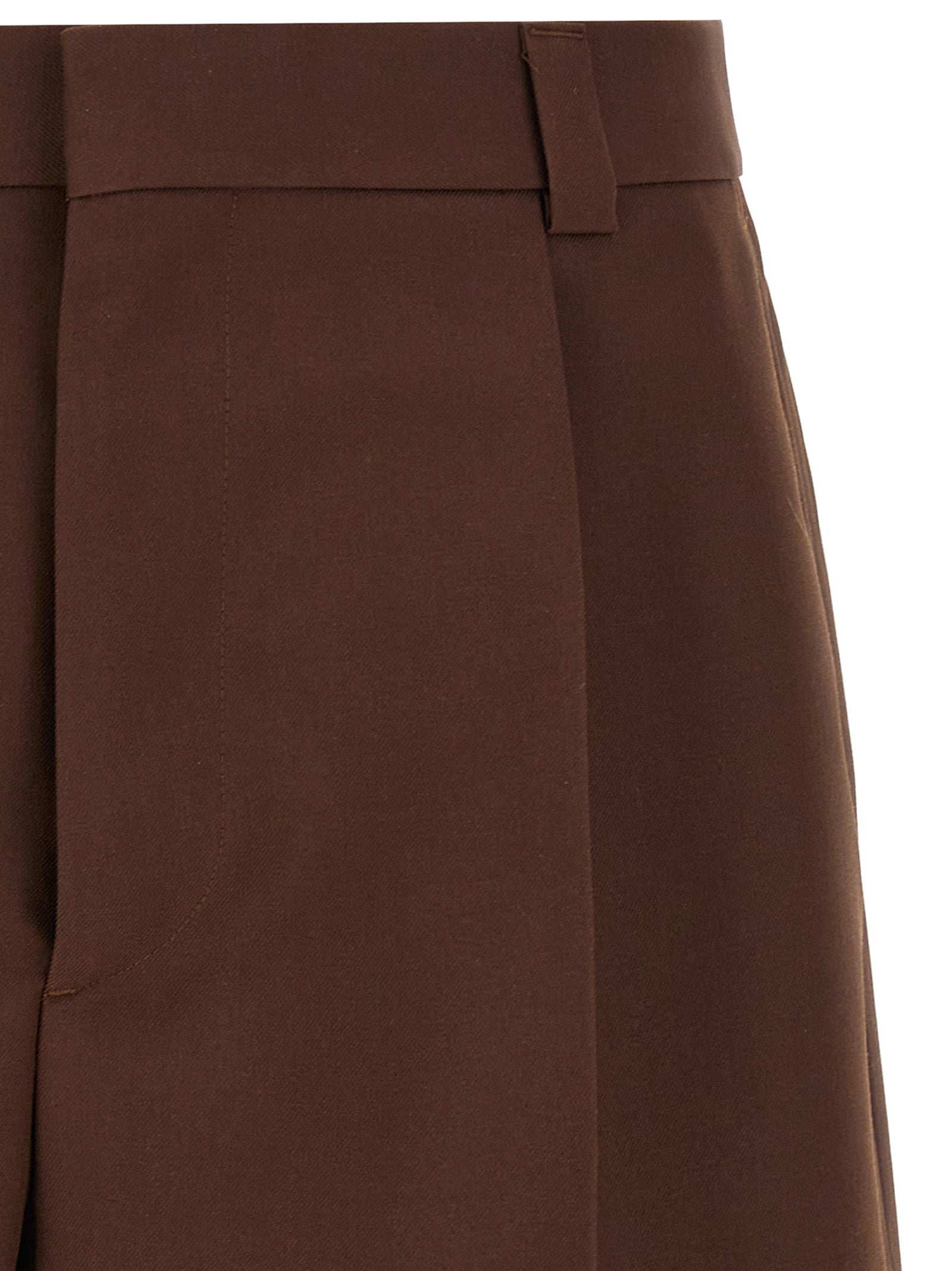 Gucci Brown Wool Bermuda Shorts