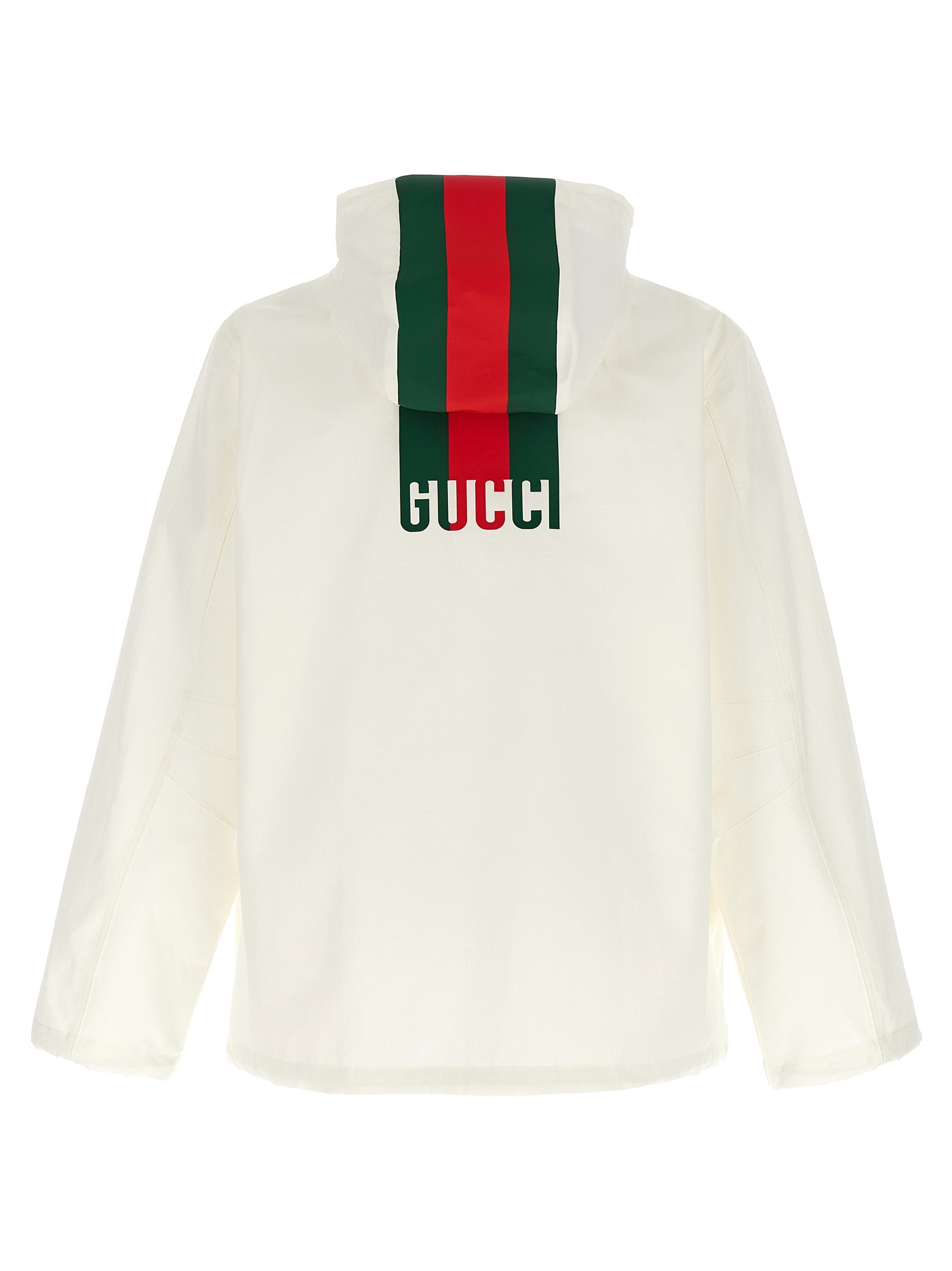 Gucci White Cotton Shell Jacket
