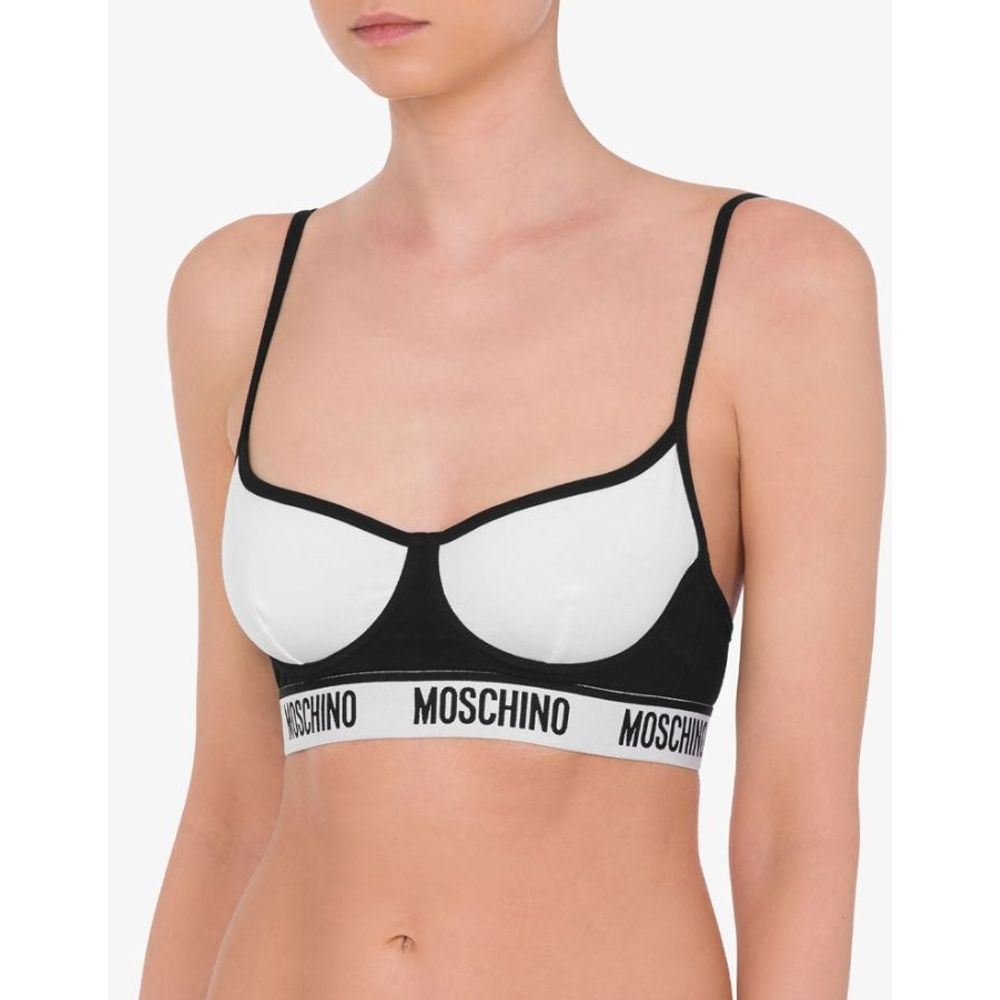 Moschino Multicolor Cotton Bra