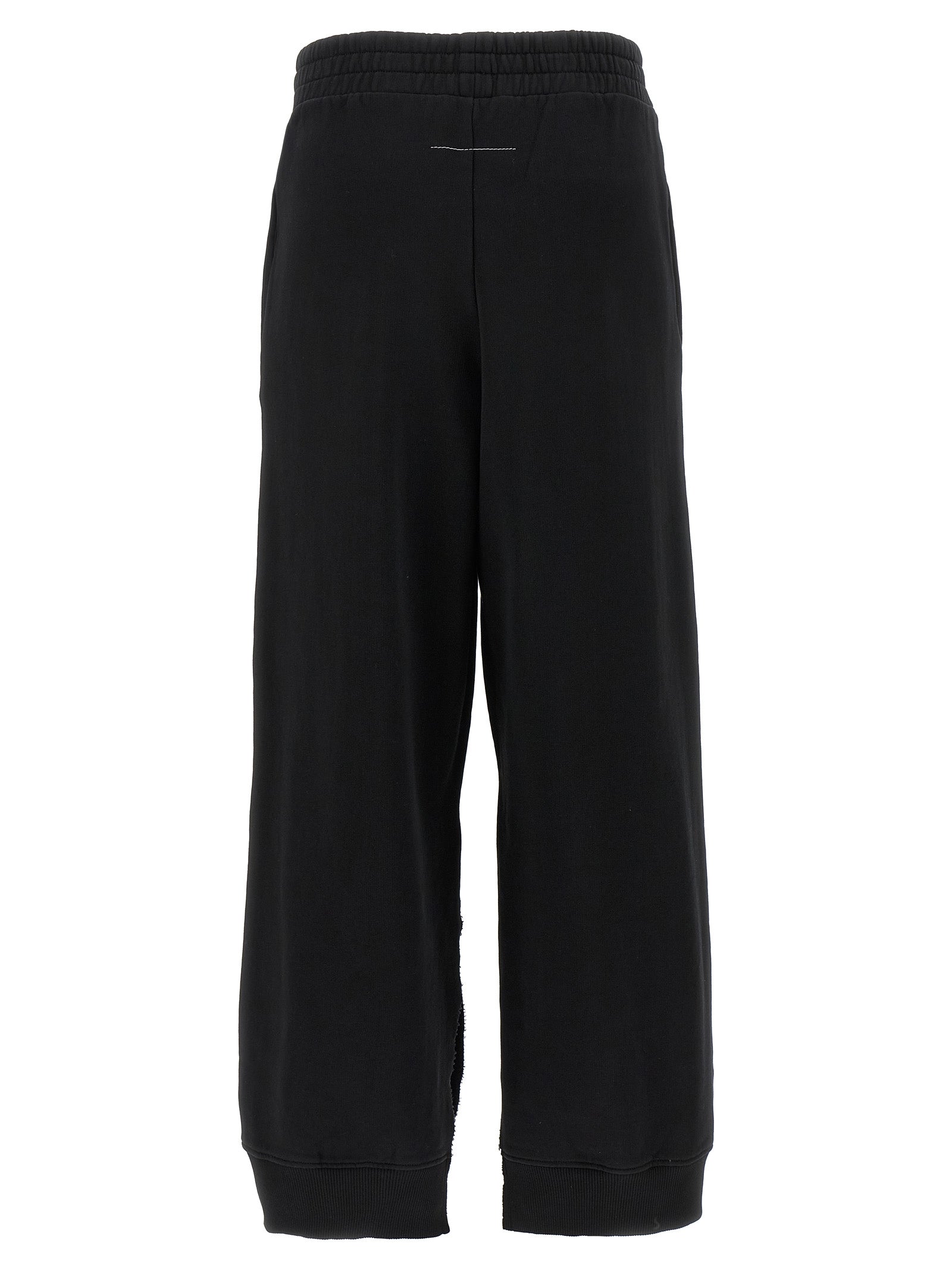 MM6 Maison Margiela Black Cotton Joggers (Workout Pants)