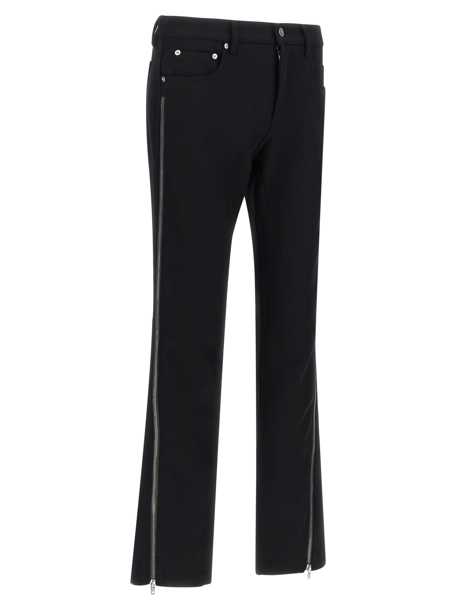 Rick Owens Black Virgin Wool Pants