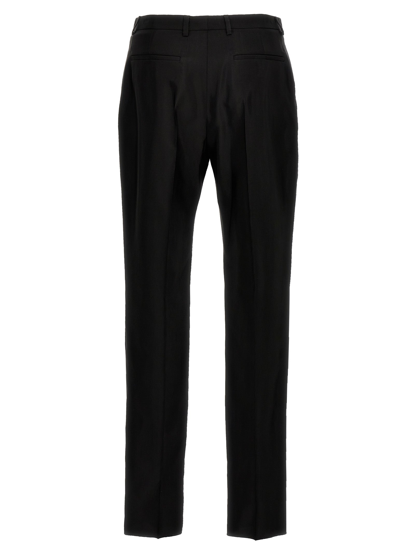 Saint Laurent Black Acetate Dress Pants