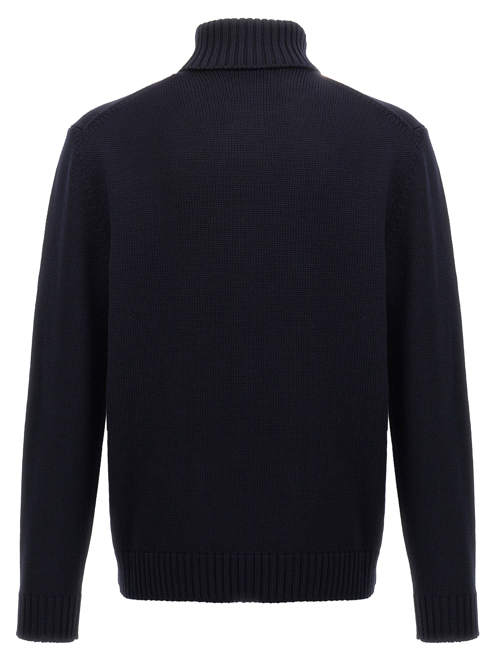 ZANONE Blue Virgin Wool Cardigan