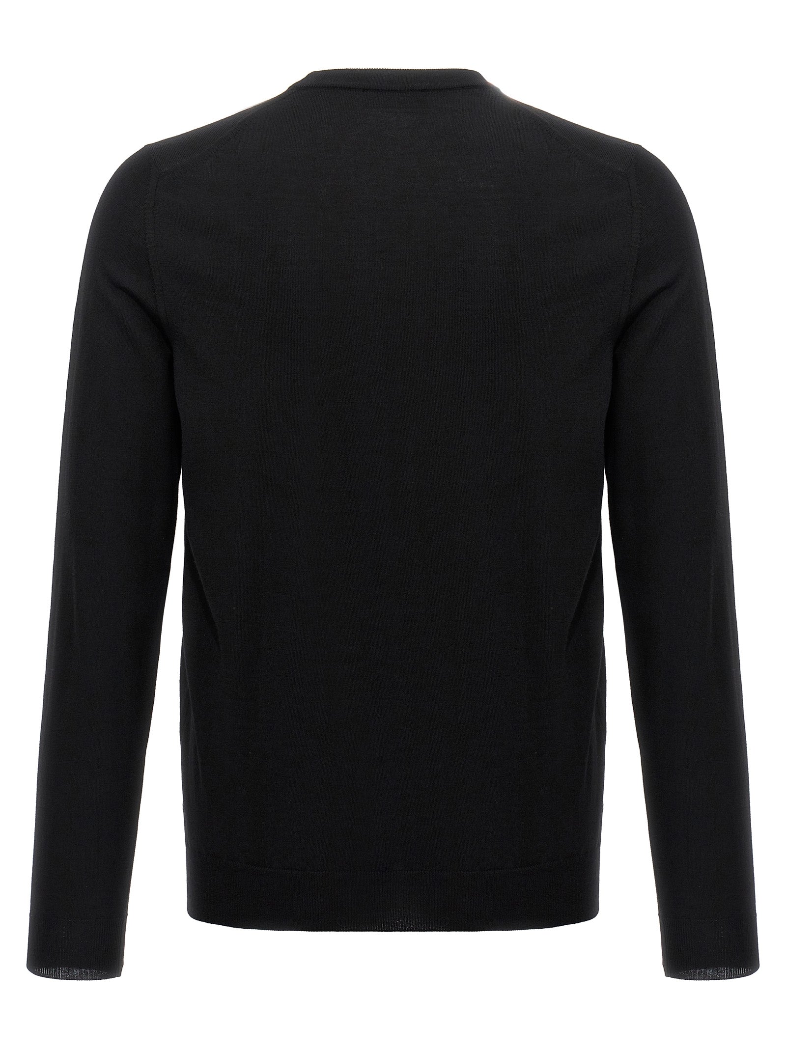 ZANONE Black Virgin Wool Cardigan