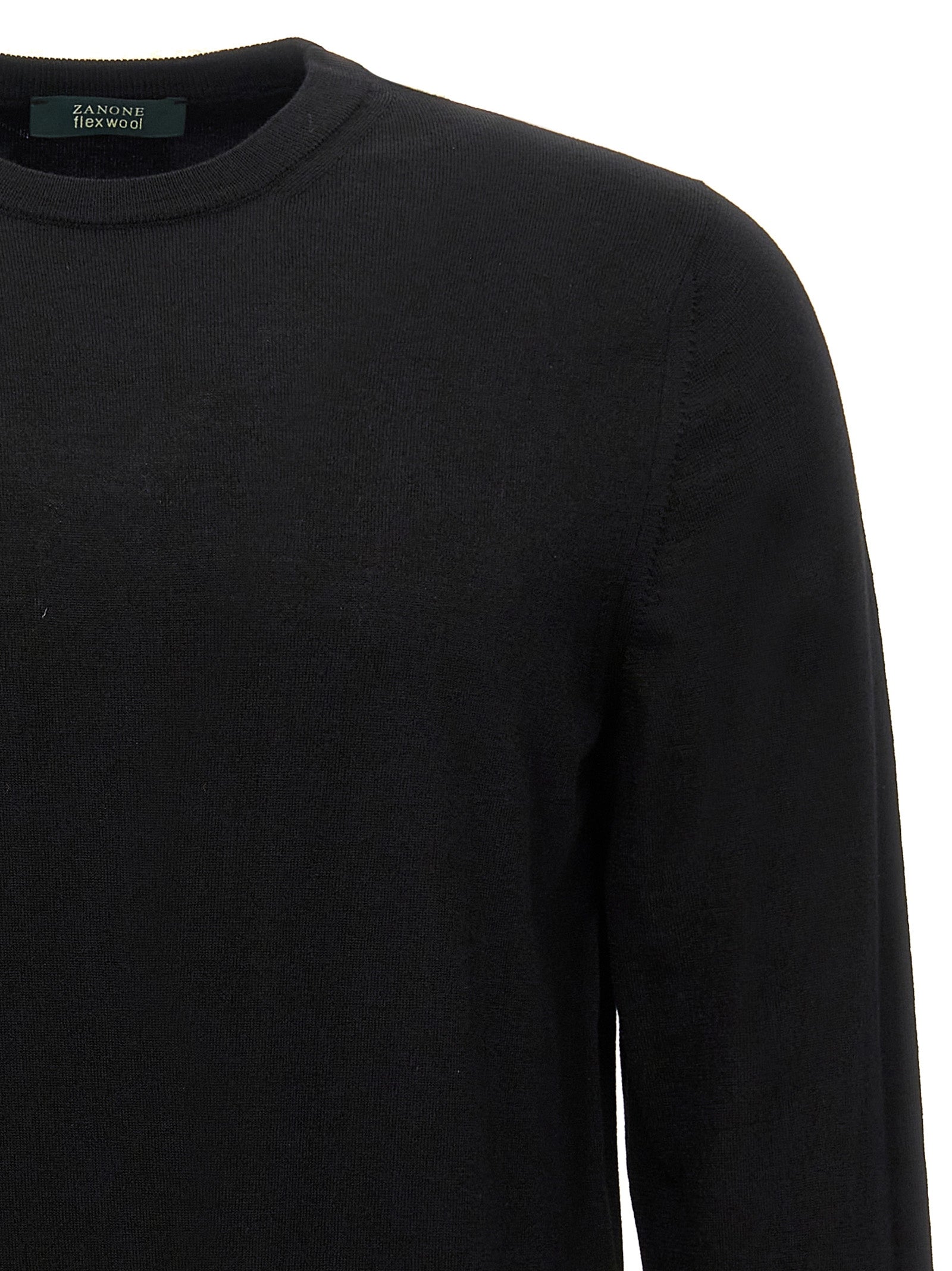 ZANONE Black Virgin Wool Cardigan