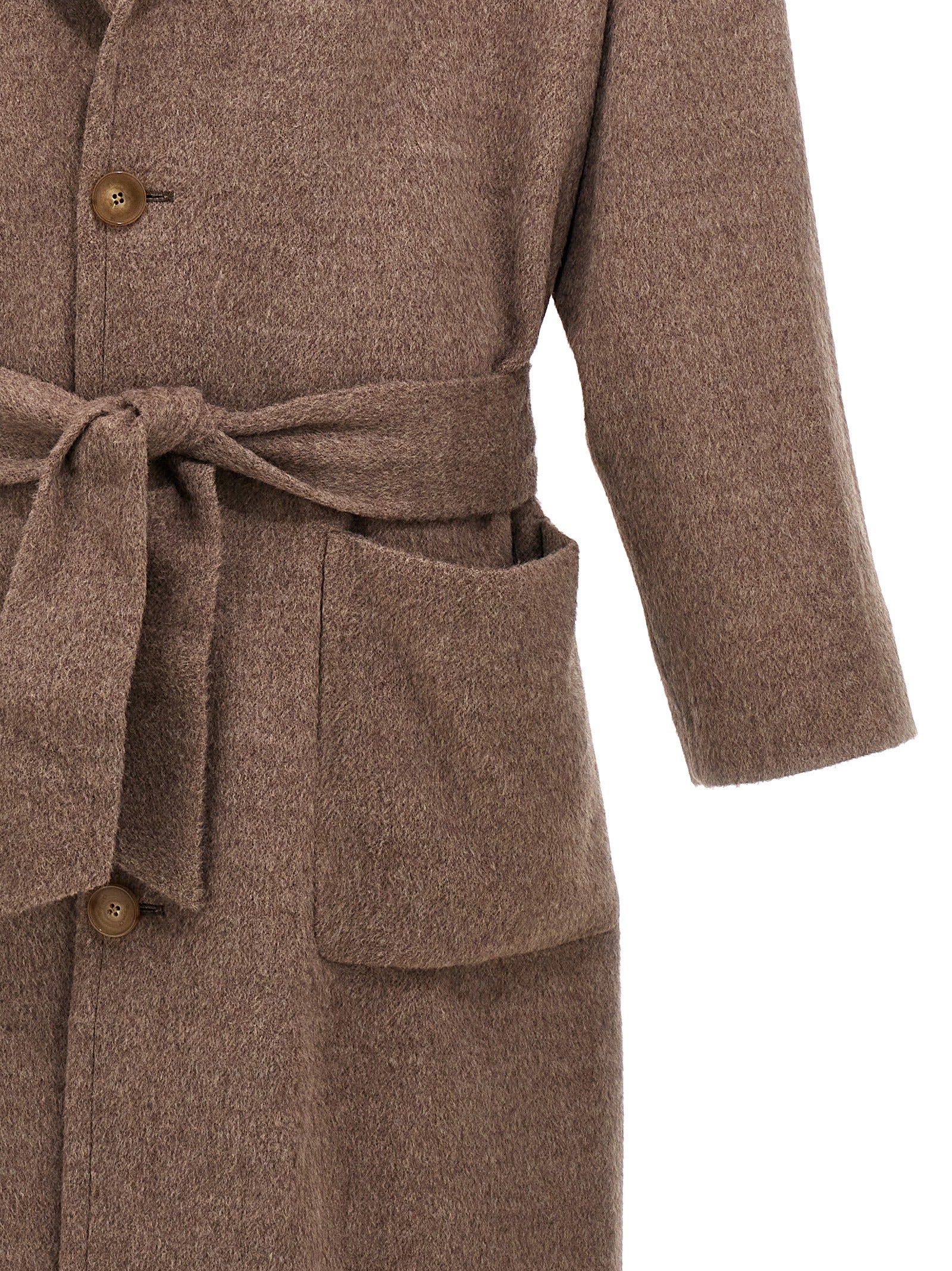 Etro Beige Wool Coat