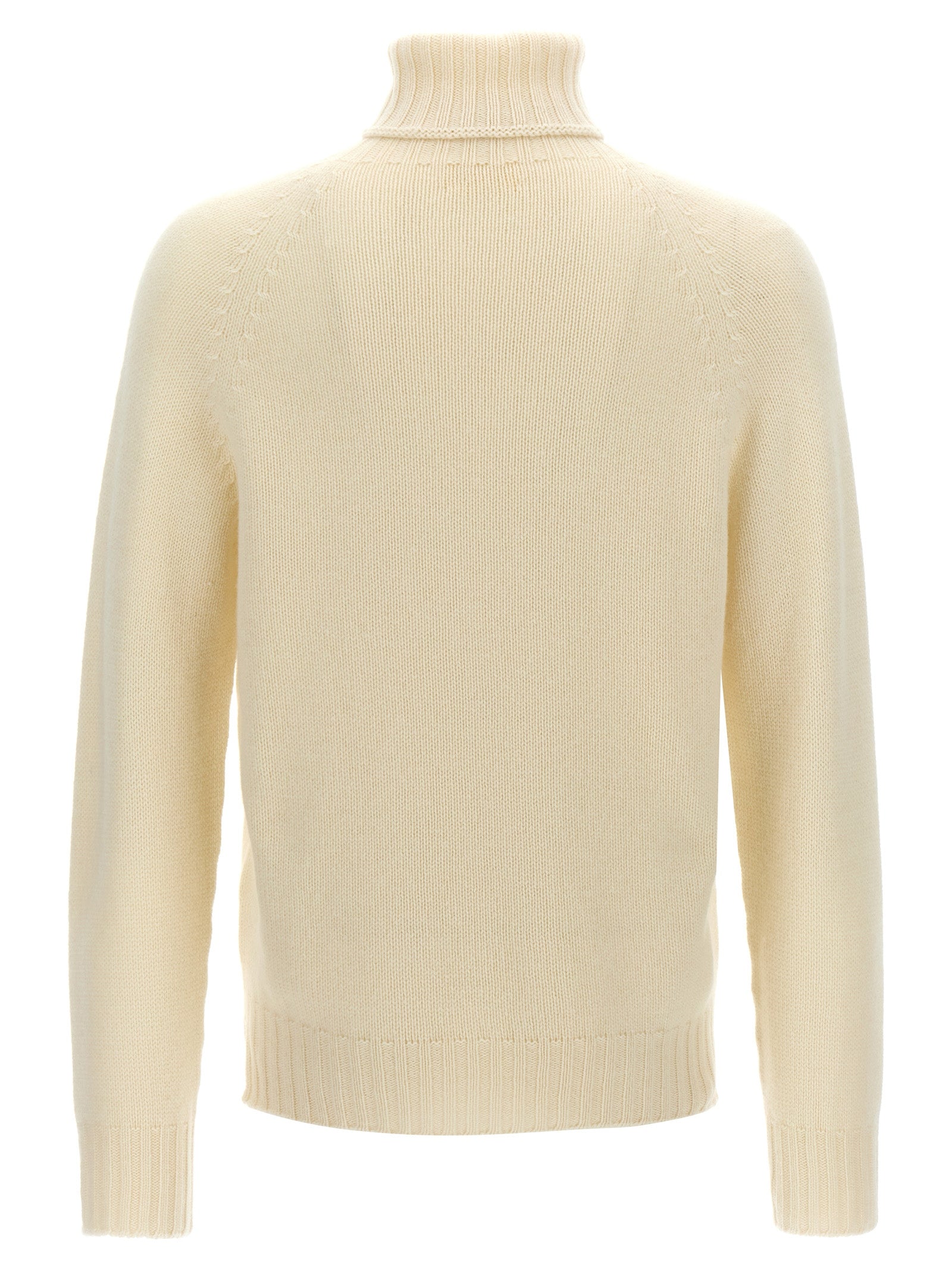 MA'RY'YA White Wool Cardigan