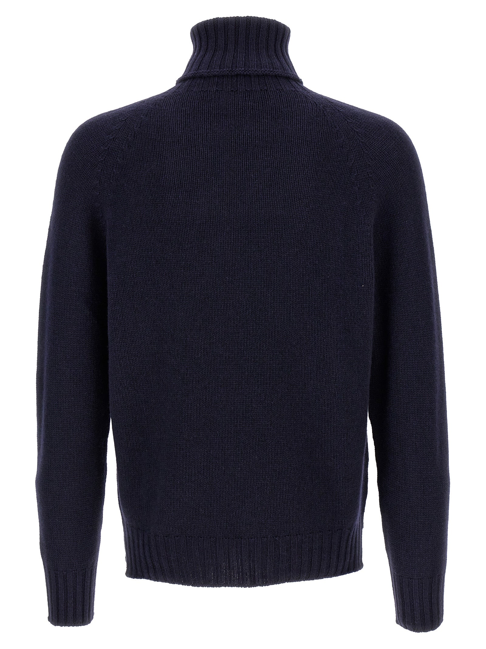 MA'RY'YA Blue Wool Cardigan