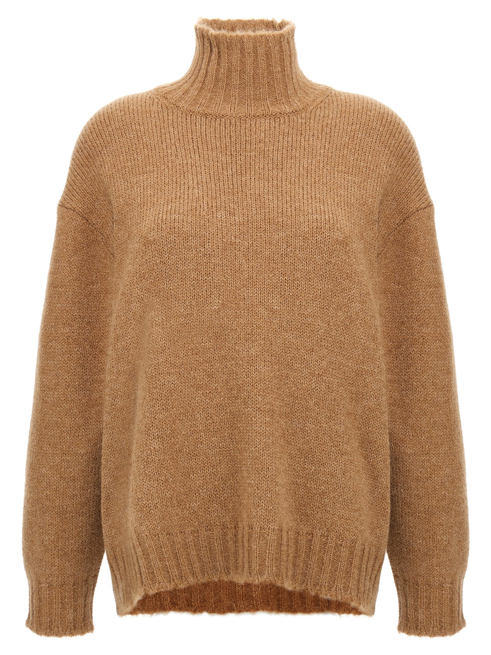 Jil Sander Beige Wool Cardigan