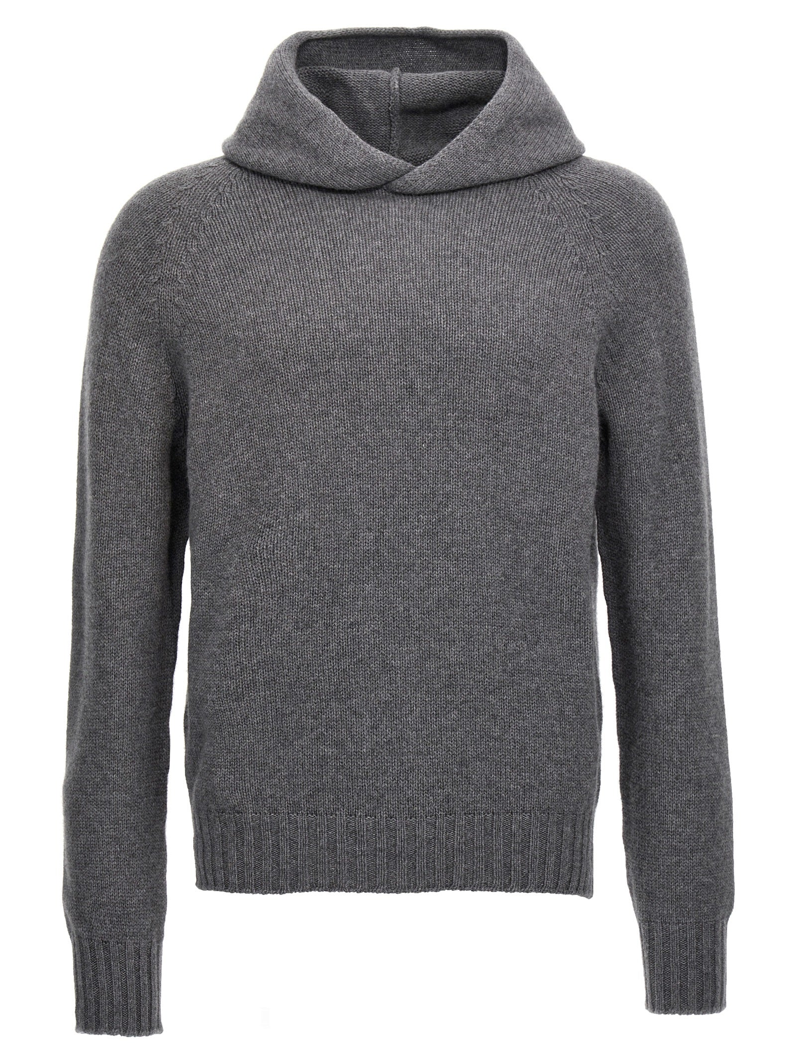MA'RY'YA Gray Wool Cardigan