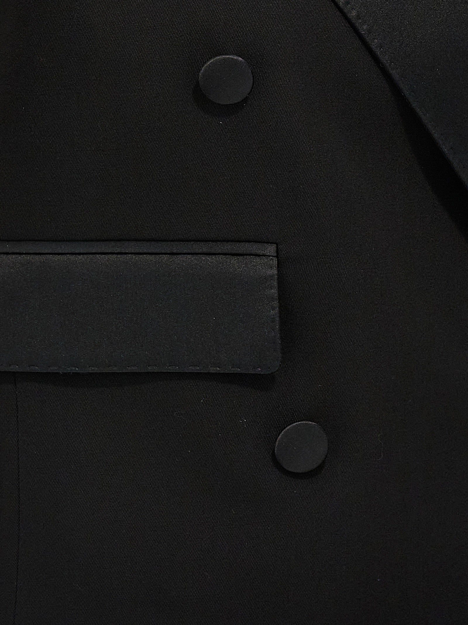 Dolce & Gabbana Black Silk Sleeveless Jacket