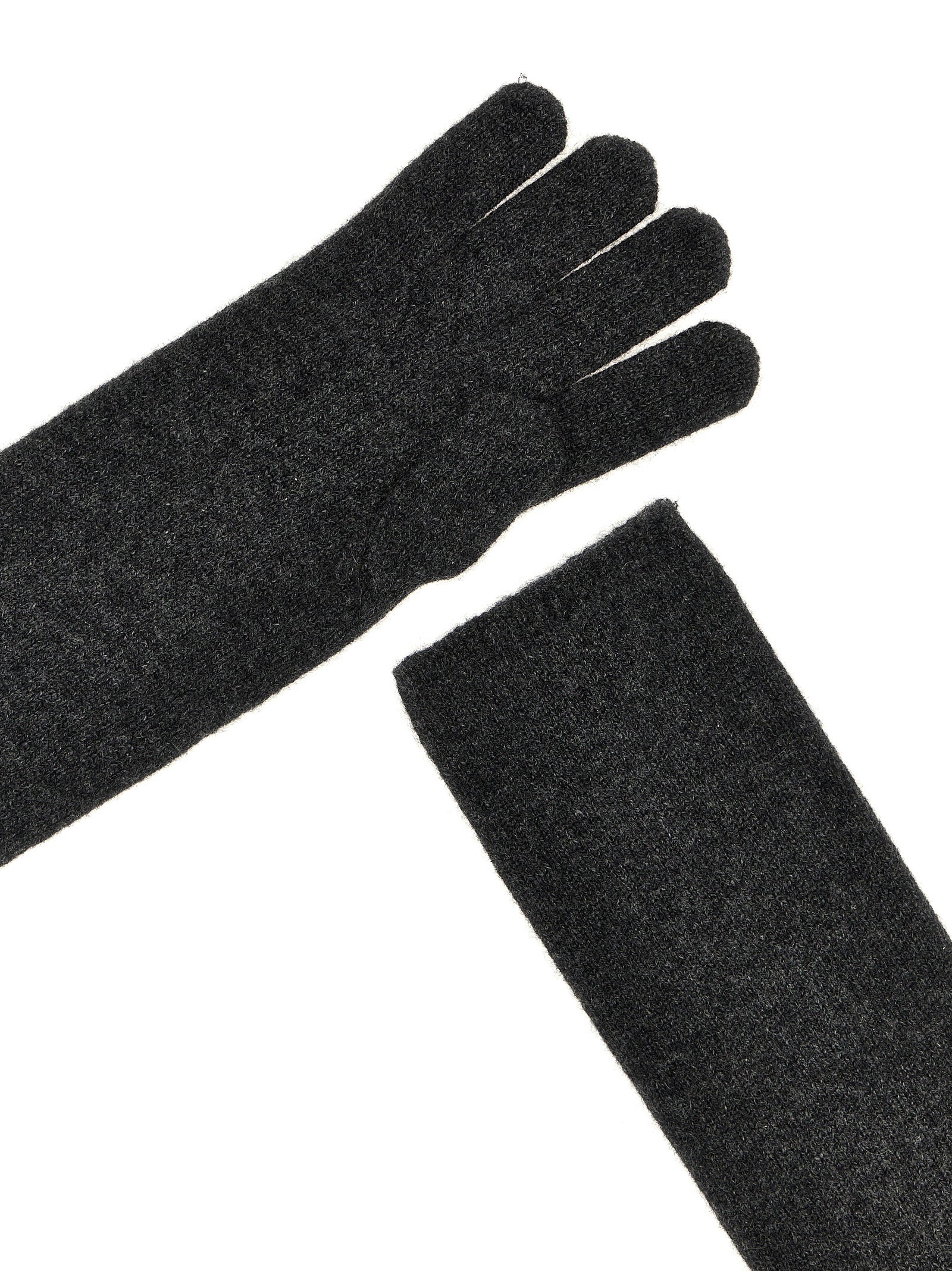 Max Mara Gray Cashmere Gloves