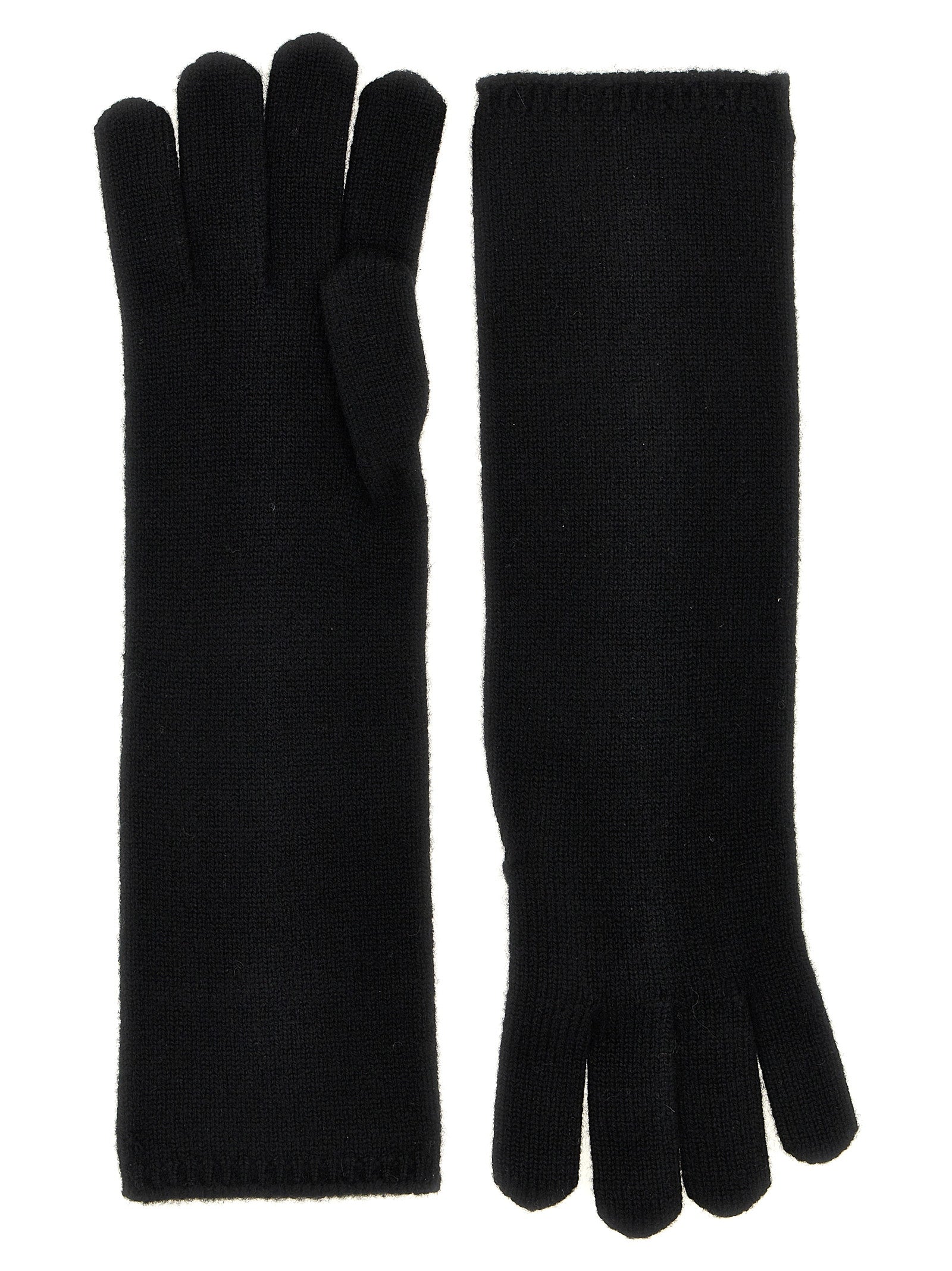 Max Mara Black Cashmere Gloves