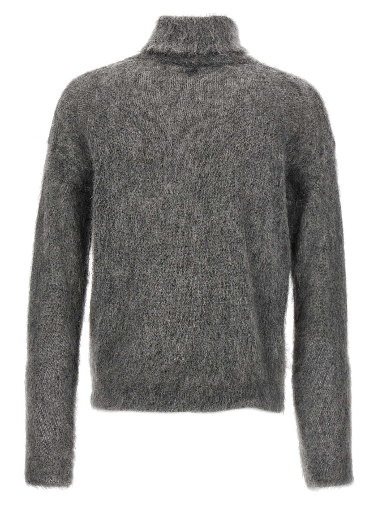 Saint Laurent Gray Wool Cardigan