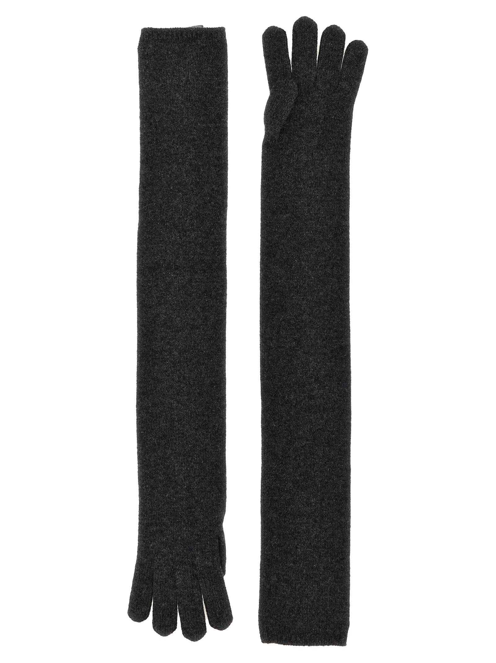 Max Mara Gray Cashmere Gloves