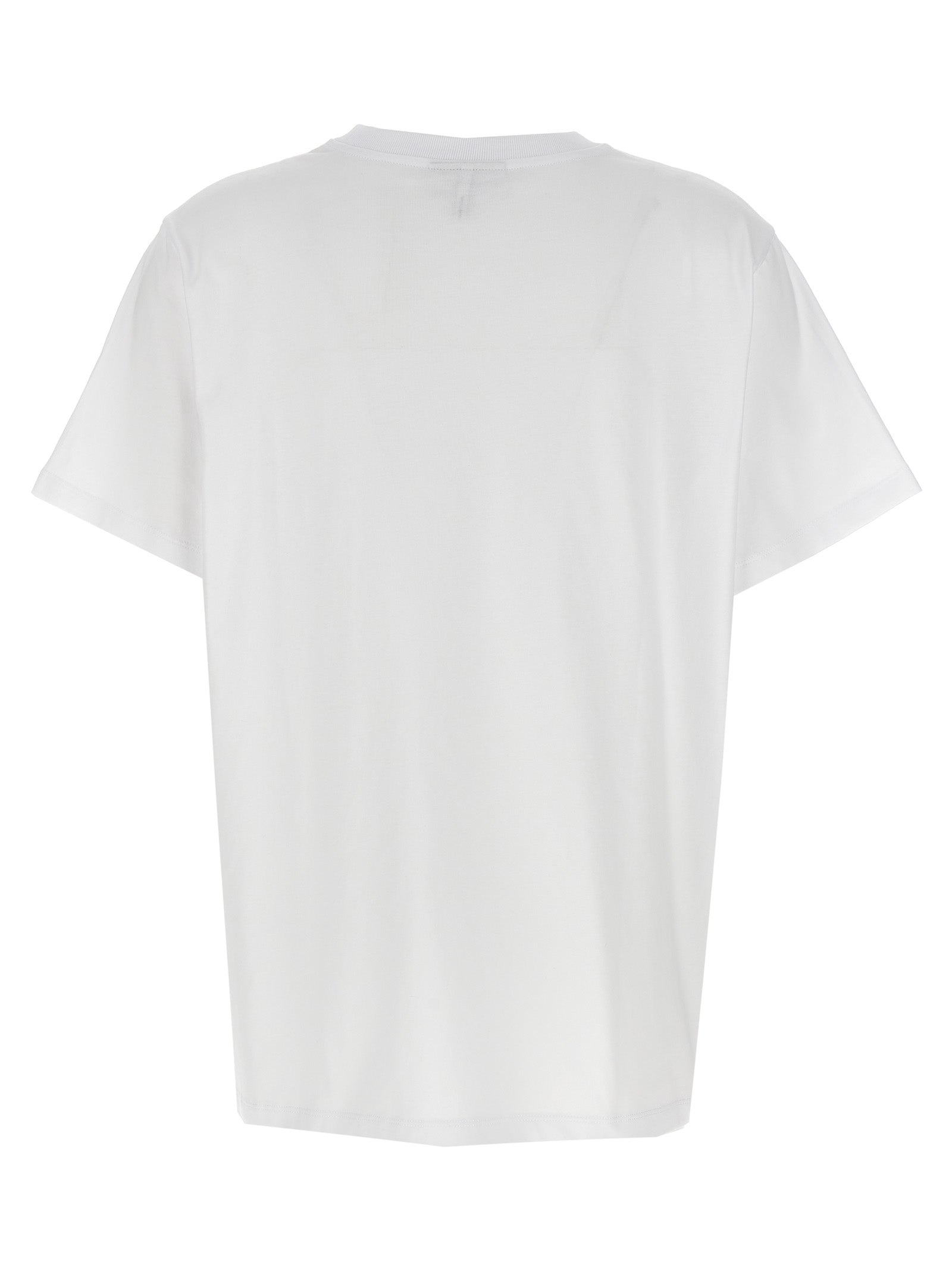 Ganni White Cotton T-Shirt