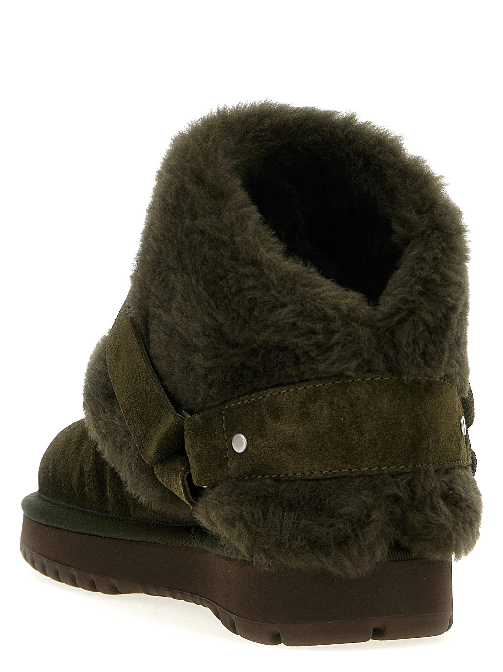Burberry Bicolor Leather Ankle Boots