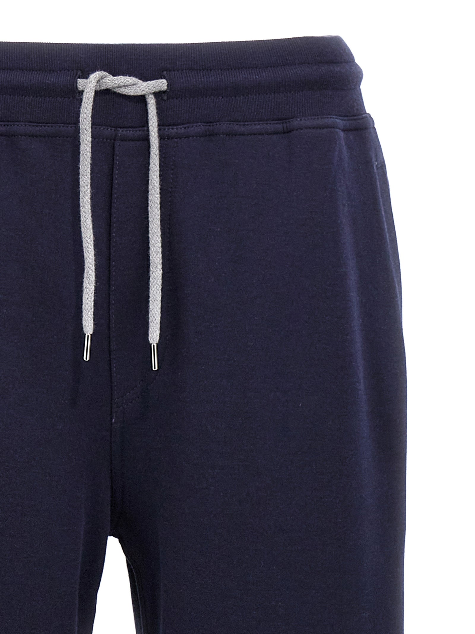 Brunello Cucinelli Blue Cotton Joggers (Workout Pants)