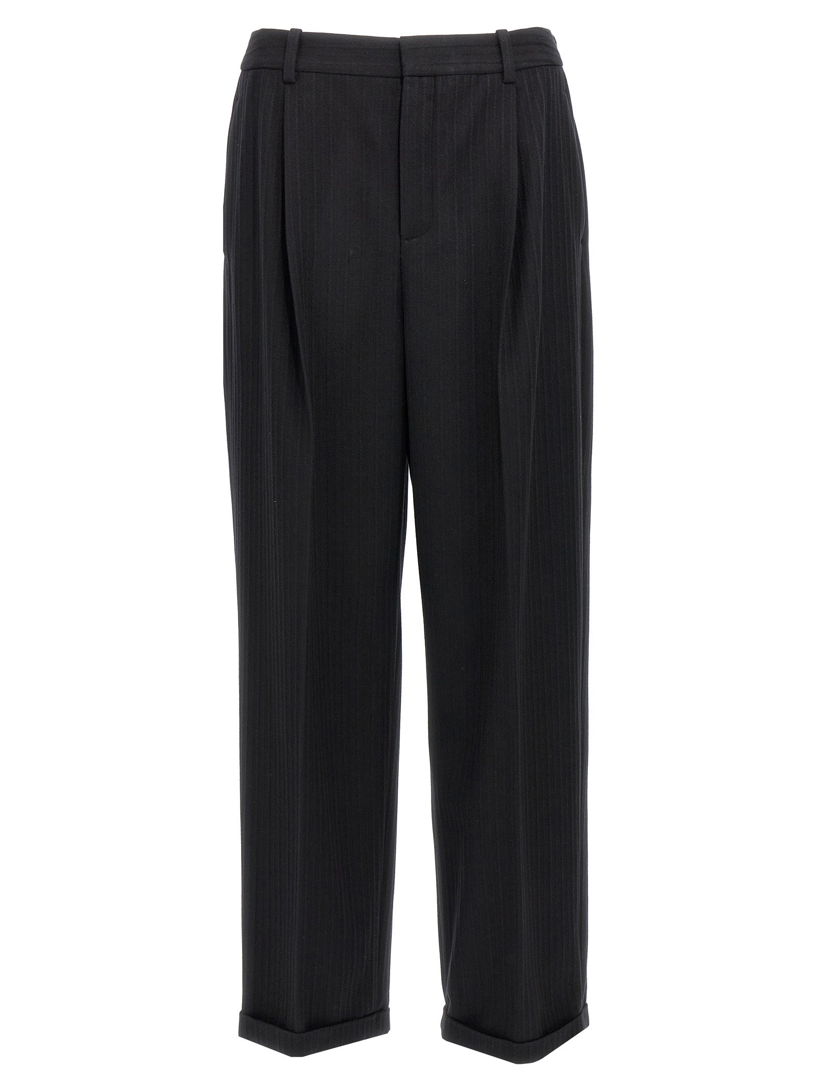 Saint Laurent Black Wool Dress Pants