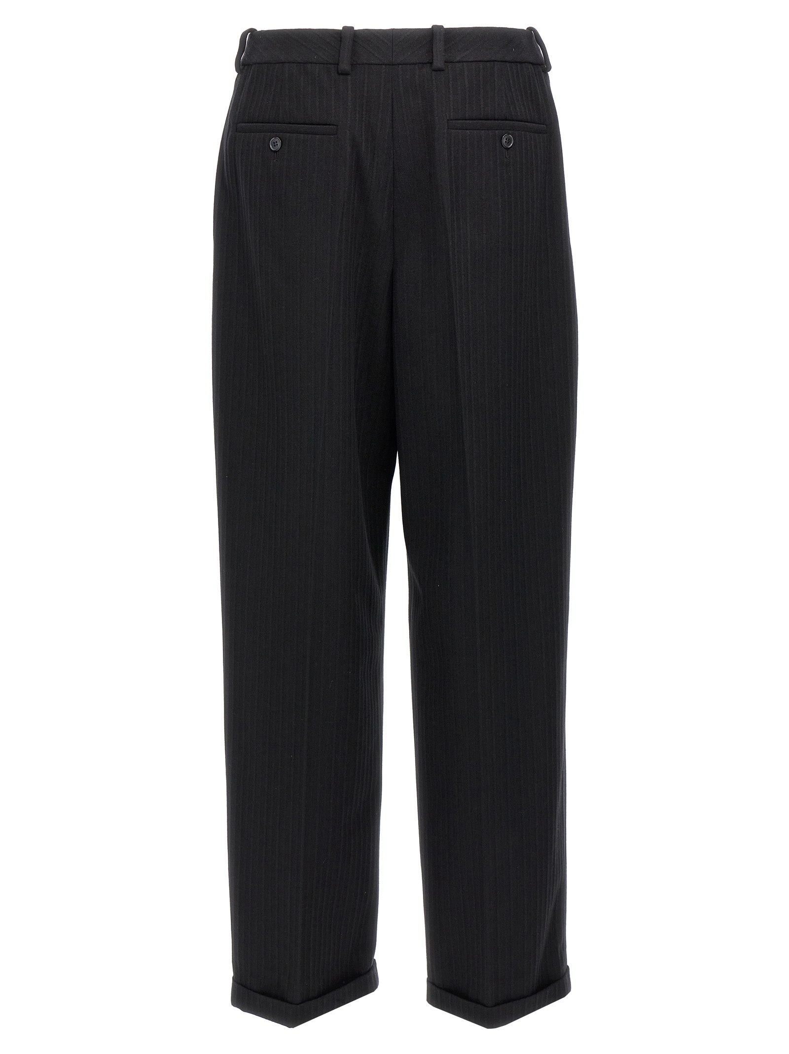 Saint Laurent Black Wool Dress Pants