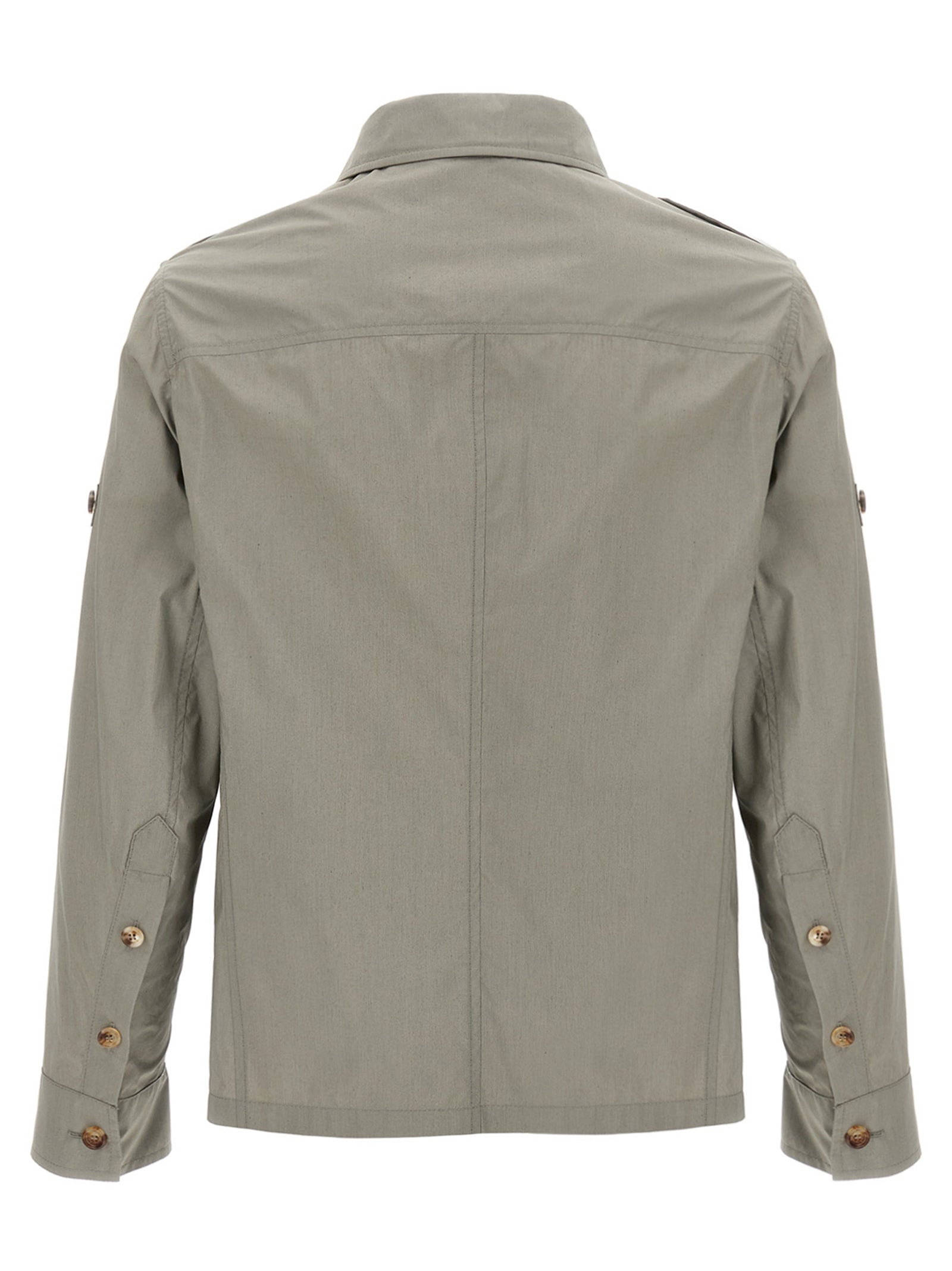 Brunello Cucinelli Bicolor Cotton Shell Jacket