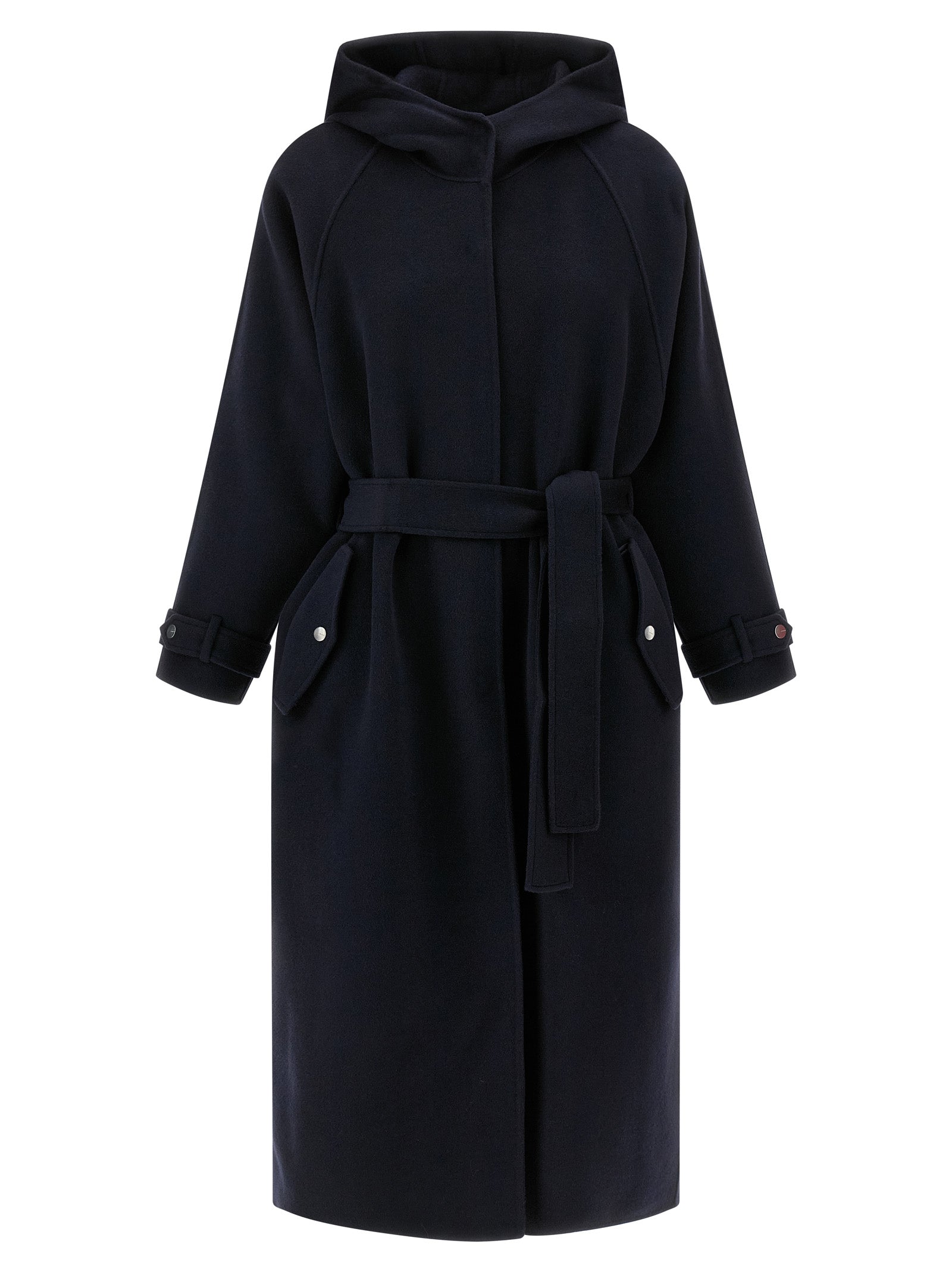 PINKO Blue Polyamide Coat