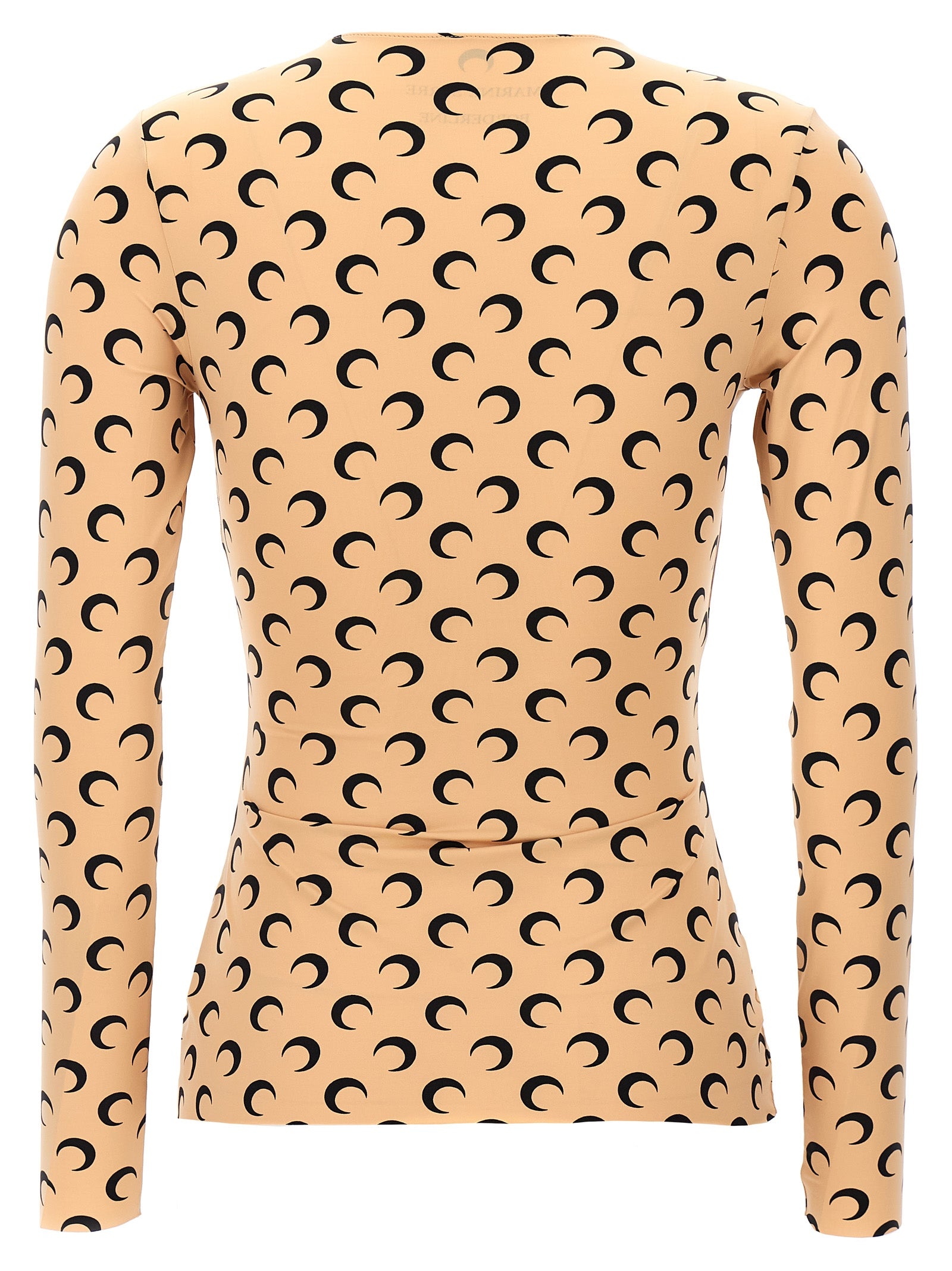 Marine Serre Beige Polyamide Pattern Shirt
