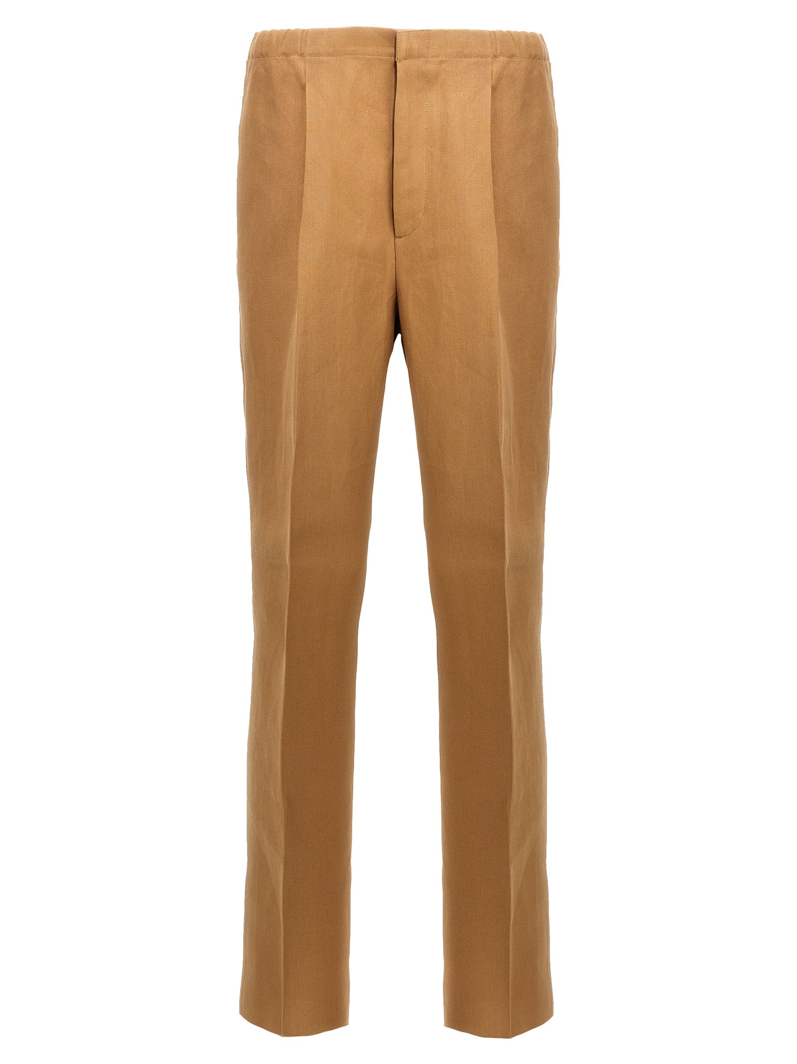 Fendi Beige Paper Casual Pants