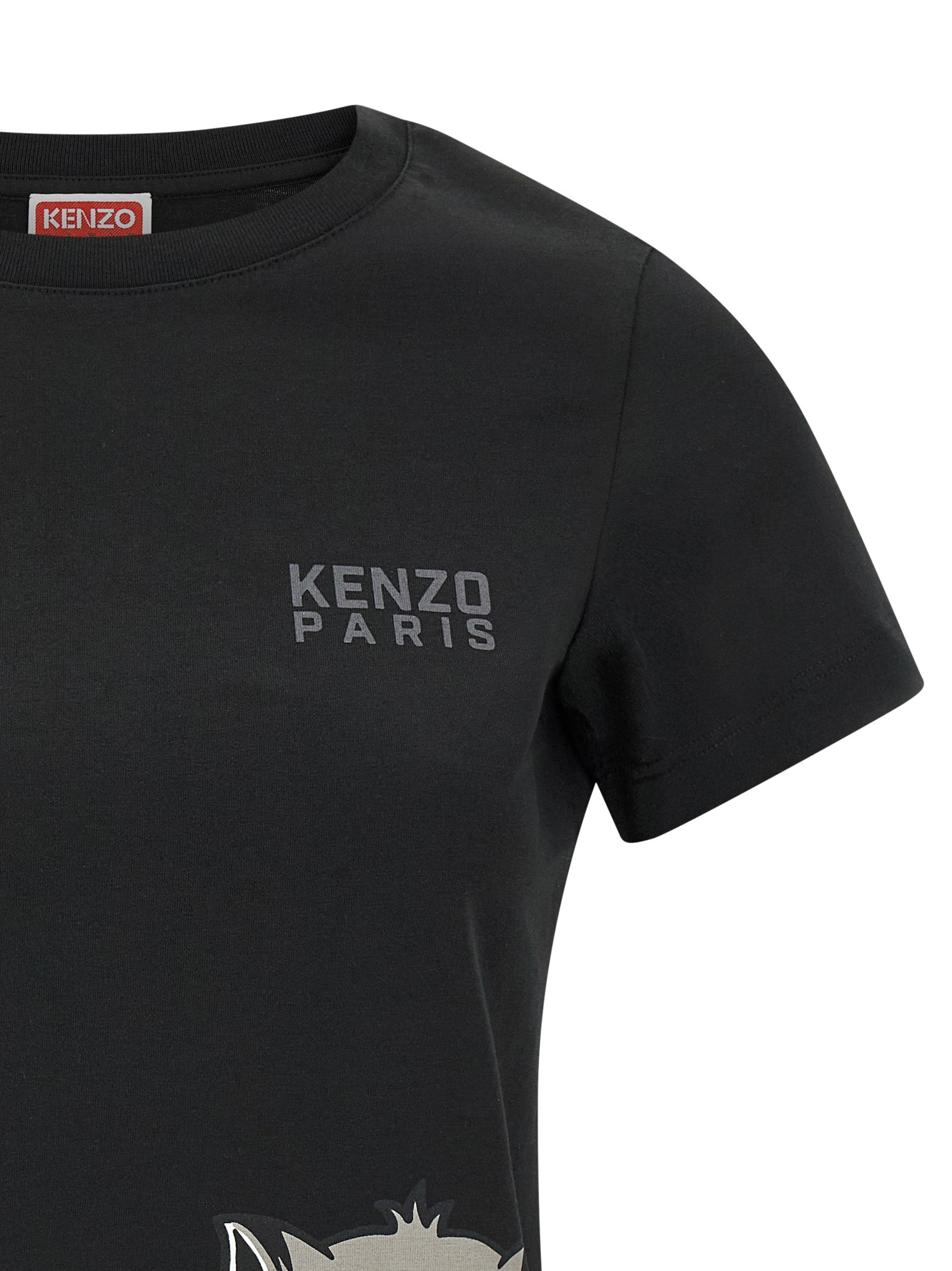 Kenzo Black Cotton T-Shirt