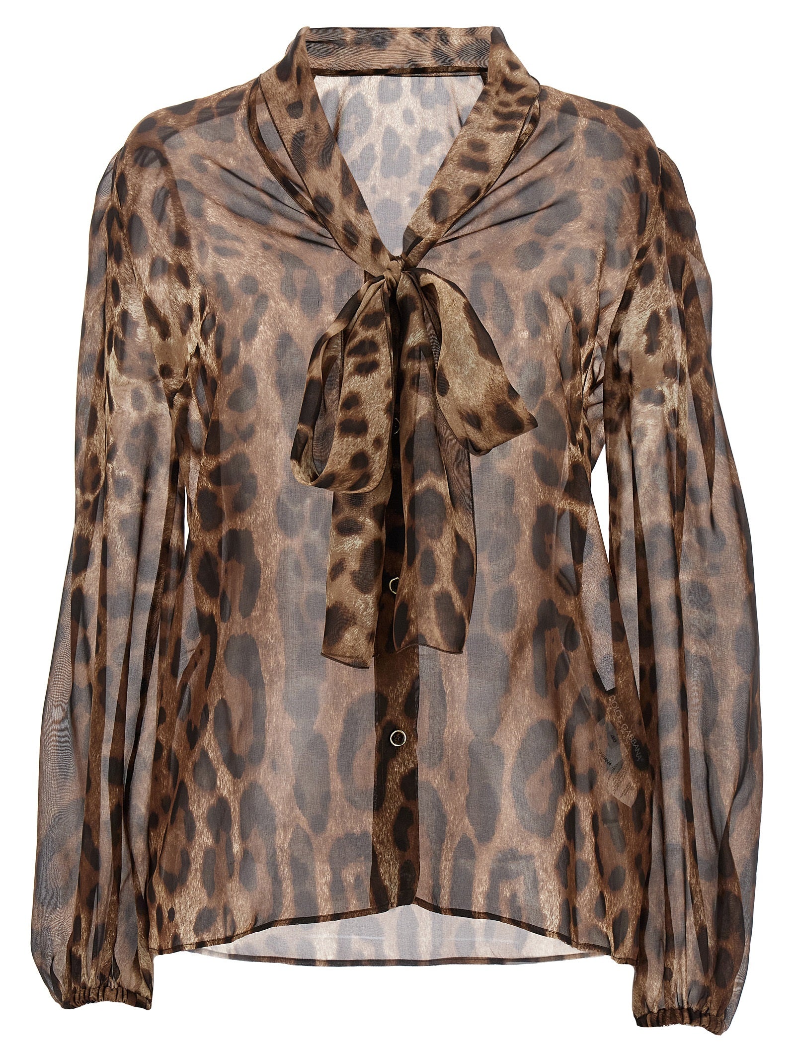 Dolce & Gabbana Multicolor Silk Blouse