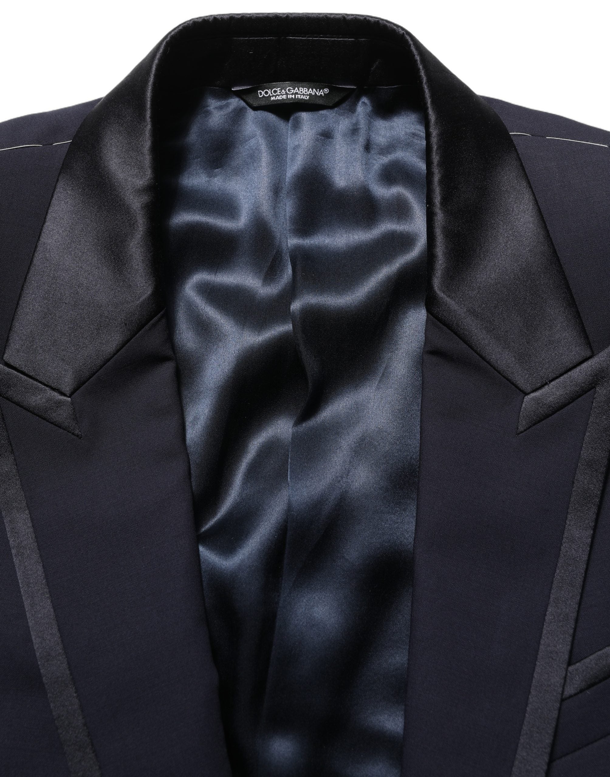 Dolce & Gabbana Dark Blue Single Breasted 2 Piece Men Suit