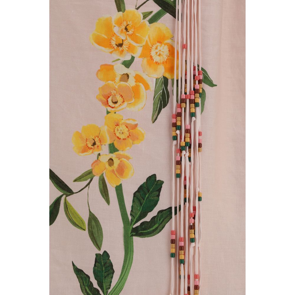 FARM RIO Multicolor Linen Cocktail Dress