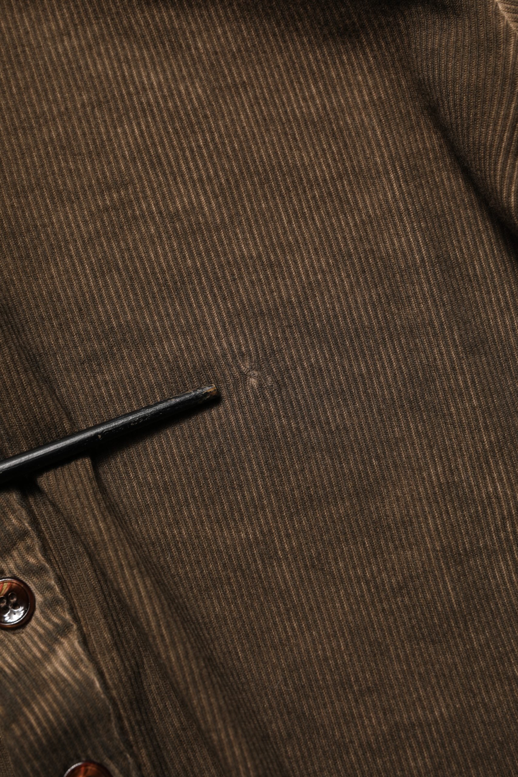 Dolce & Gabbana Brown Cotton Buttoned Henley Pullover Sweater