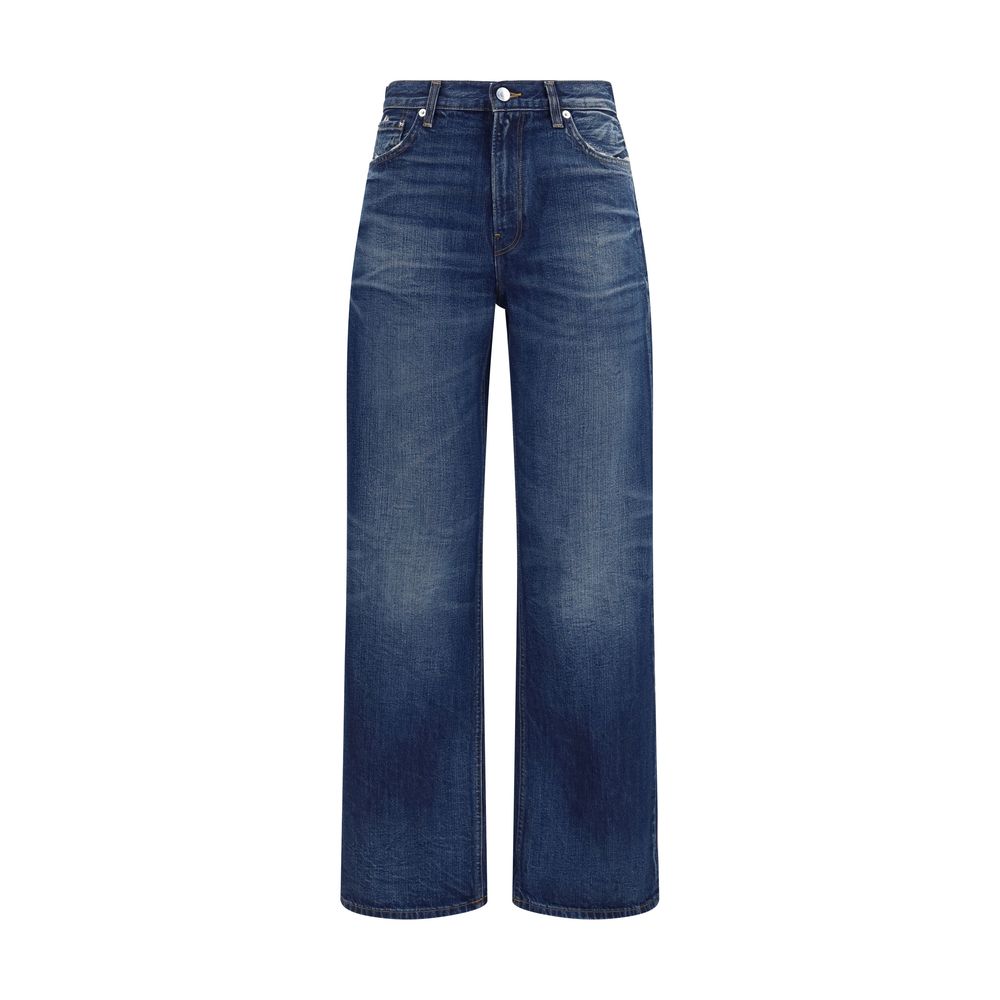 Haikure Blue Cotton Jeans Denim