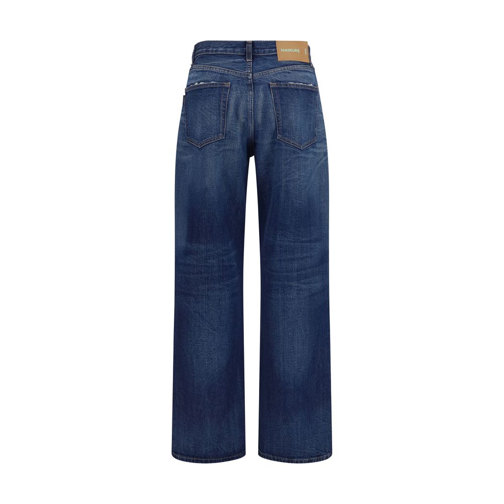 Haikure Blue Cotton Jeans Denim