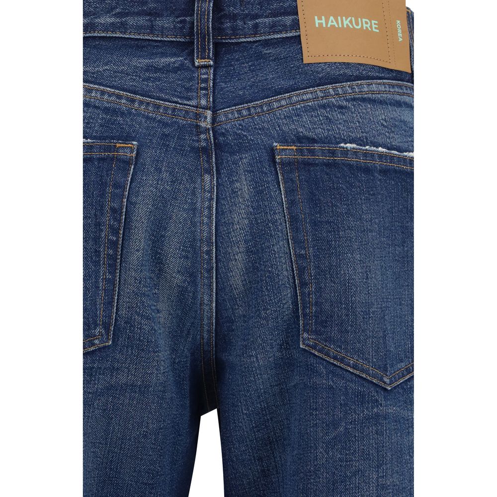 Haikure Blue Cotton Jeans Denim