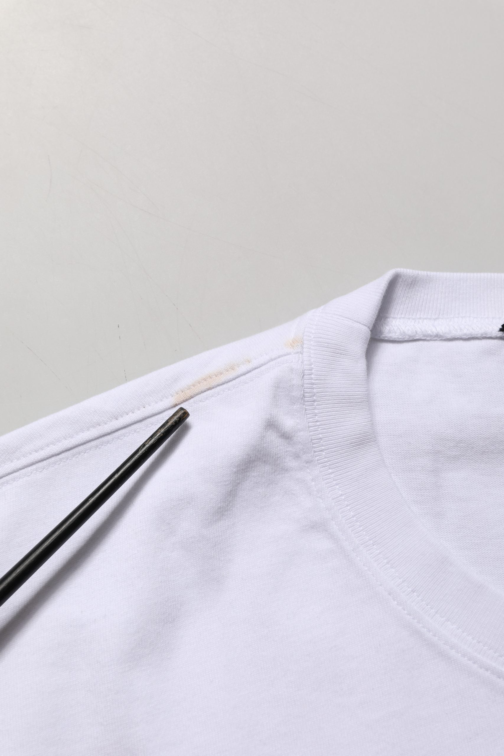 Dolce & Gabbana White Blue Stripe Cotton Short Sleeve T-shirt