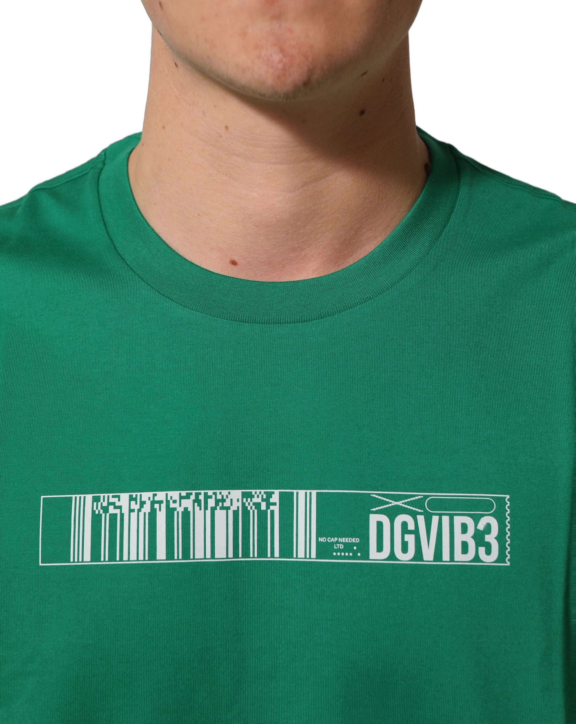 Dolce & Gabbana Green Cotton DGVIB3 Print Crew Neck T-shirt