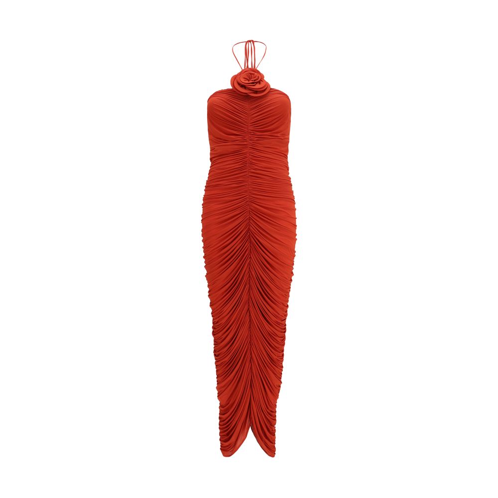 Magda Butrym Red Viscose Cocktail Dress