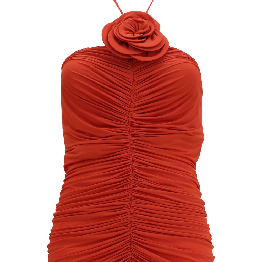 Magda Butrym Red Viscose Cocktail Dress