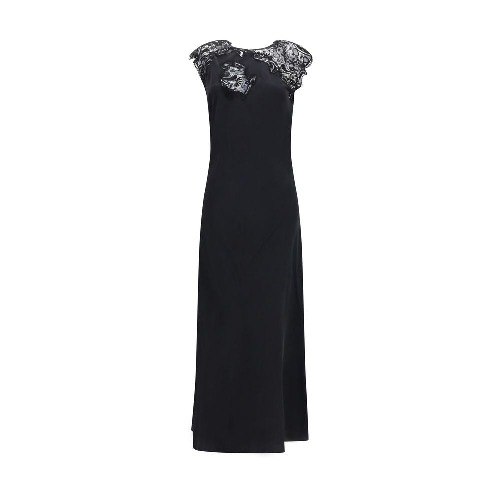 Ferragamo Black Silk Cocktail Dress