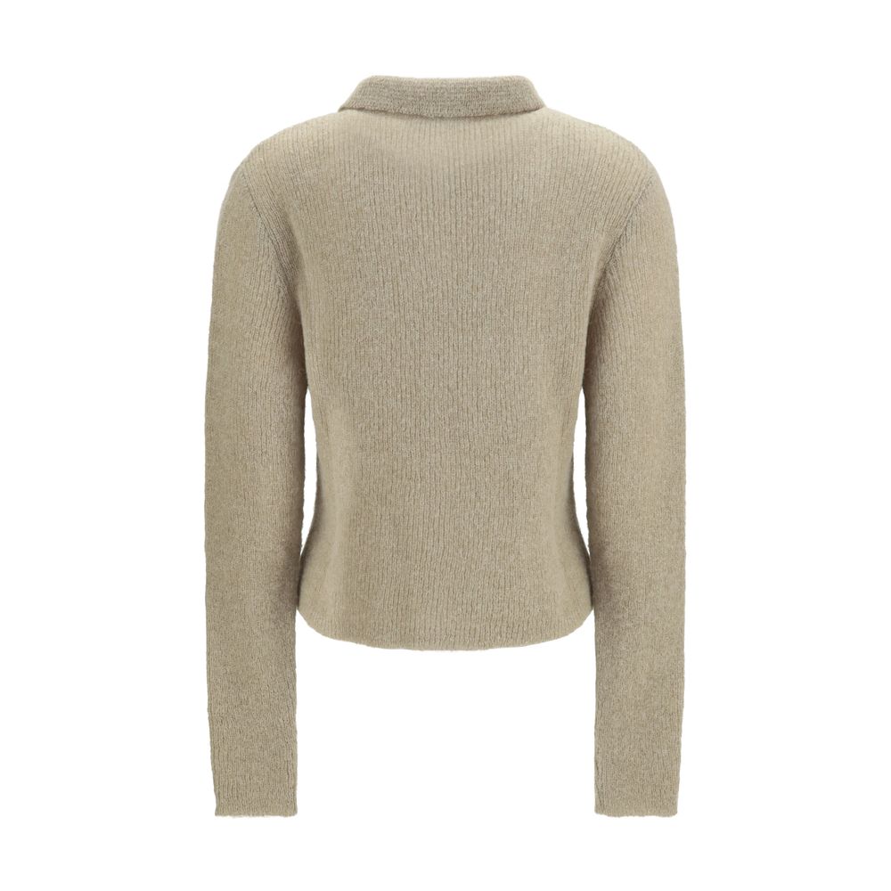Our Legacy Beige Alpaca Vicugna Pacos Polo Shirt
