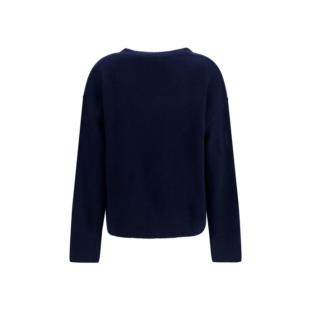 Lisa Yang Blue Cashmere Sweater