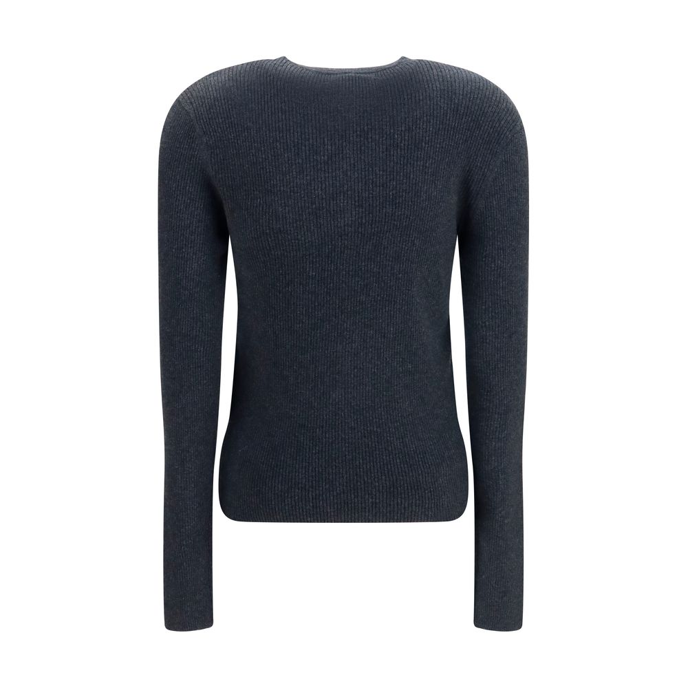 Lisa Yang Gray Cotton Sweatshirt