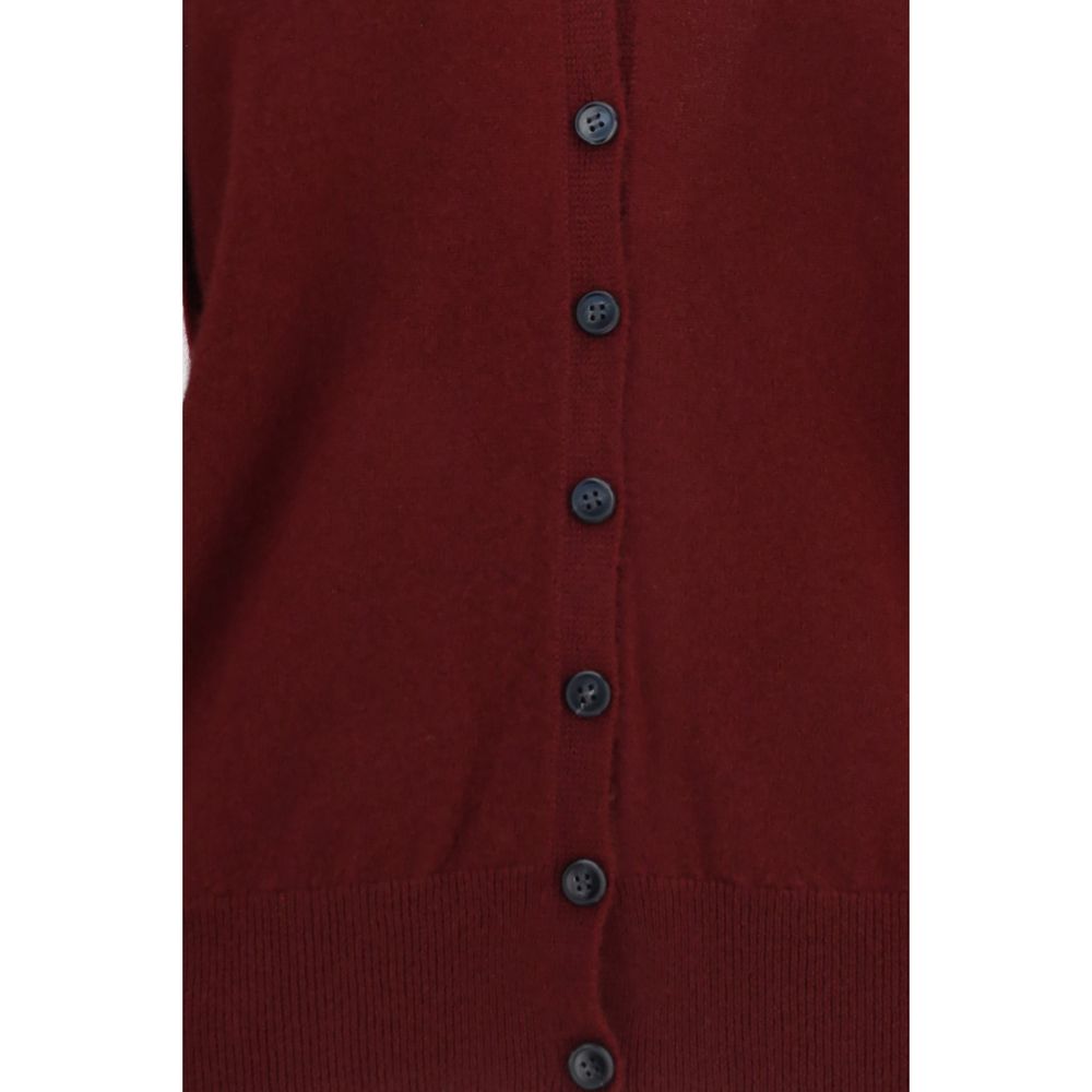 Lisa Yang Bordeaux Cashmere Cardigan