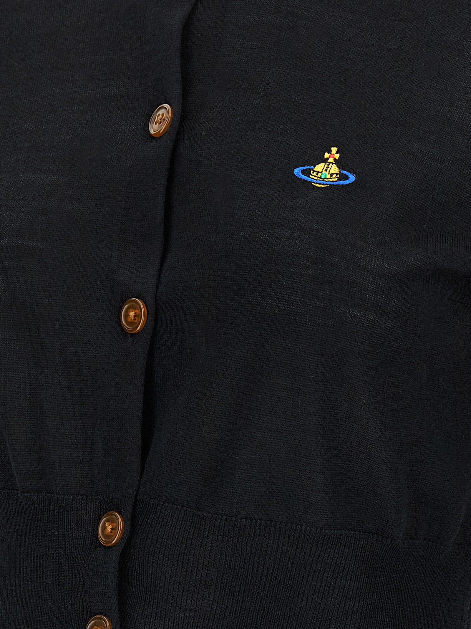 Vivienne Westwood Black Cotton Cardigan